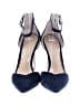Jessica Simpson 100% Leather Blue Heels Size 6 1/2 - photo 2