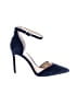 Jessica Simpson 100% Leather Blue Heels Size 6 1/2 - photo 1