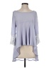 Altar'd State Gray Purple 3/4 Sleeve Blouse Size S - photo 1