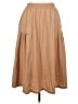 Unbranded 100% Polyester Solid Tan Casual Skirt Size XL - photo 1