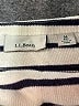 L.L.Bean 100% Cotton Stripes Ivory 3/4 Sleeve Top Size M - photo 7