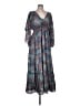 Boemo Paisley Blue Casual Dress Size L - photo 1