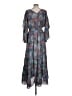 Boemo Paisley Blue Casual Dress Size L - photo 2