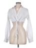 Papaya White Long Sleeve Blouse Size M - photo 1
