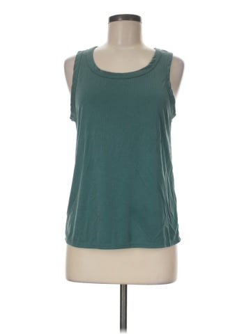 Green Envelope Sleeveless T-Shirt (view 1)