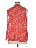 CAbi 100% Polyester Red Sleeveless Blouse Size XL - photo 2