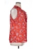 CAbi 100% Polyester Red Sleeveless Blouse Size XL - photo 4