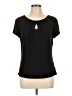 East5th Black Short Sleeve Blouse Size L - photo 1