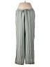 J.Jill Stripes Teal Casual Pants Size M (tall) - photo 1