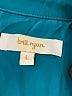 Britt Ryan Teal 3/4 Sleeve Button-Down Shirt Size L - photo 4