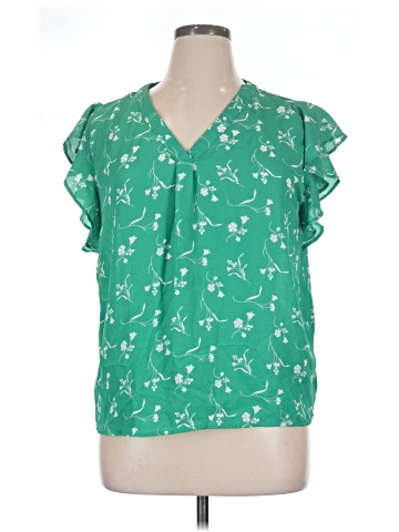 Lily White Short Sleeve Blouse (view 1)