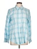 Vineyard Vines Plaid Blue Long Sleeve Button-Down Shirt Size 12 - photo 1