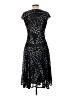 Bice Animal Print Black Cocktail Dress Size 10 - photo 2