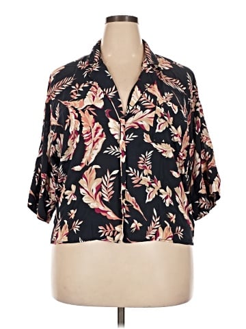 Joie 3/4 Sleeve Button-Down Shirt (view 1)