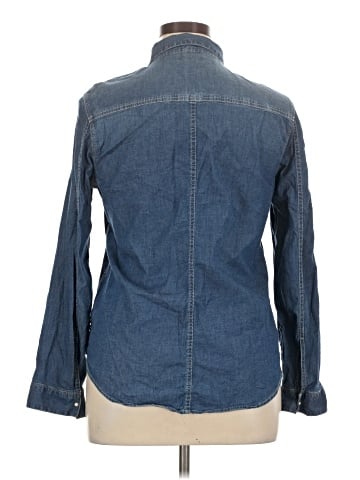 CALVIN KLEIN JEANS Long Sleeve Button-Down Shirt (view 2)