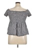 Old Navy Gray Short Sleeve Top Size XL - photo 2