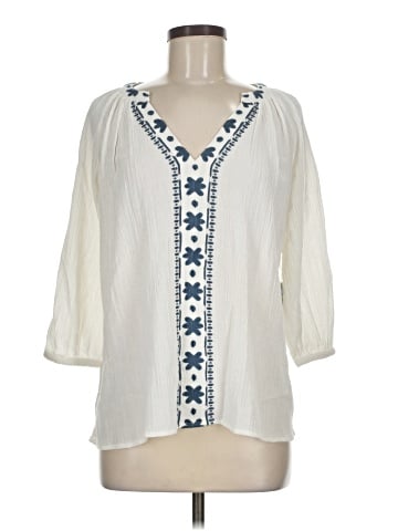 Rock Flower Paper 3/4 Sleeve Blouse (view 1)