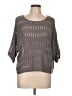 Sweet Romeo 100% Cotton Gray Pullover Sweater Size L - photo 1