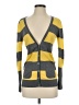 Halogen 100% Cotton Yellow Cardigan Size XS - photo 1