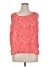 Notations 100% Polyester Red Sleeveless Blouse Size 1X - photo 1