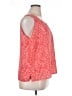 Notations 100% Polyester Red Sleeveless Blouse Size 1X - photo 4