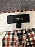 Theory Checkered-gingham Ivory Casual Pants Size 8 - photo 7