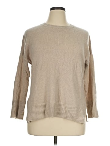 Cuyana Cashmere Pullover Sweater (view 1)