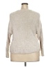 Torrid Metallic Ivory Pullover Sweater Size 2X Plus (2) - photo 2