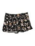 Xhilaration 100% Rayon Floral Black Shorts Size XXL - photo 1