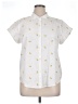 UNTUCKit 100% Cotton Hearts White Short Sleeve Button-Down Shirt Size XL - photo 1
