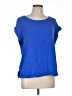 Naked Zebra 100% Polyester Blue Short Sleeve Top Size L - photo 1