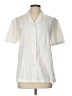 F.L. Malik Ivory Short Sleeve Blouse Size L - photo 1