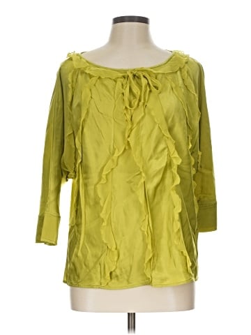 St. John 3/4 Sleeve Silk Top (view 1)