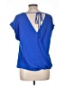 Naked Zebra 100% Polyester Blue Short Sleeve Top Size L - photo 2
