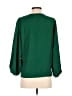 J.Crew 100% Polyester Green Long Sleeve Blouse Size XS - photo 2