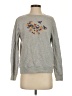 Basic Editions Floral Gray Sweatshirt Size S - photo 1