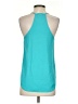 Lily White 100% Polyester Teal Sleeveless Blouse Size S - photo 2
