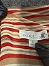 Mine 100% Polyester Stripes Red Sleeveless Blouse Size L - photo 7