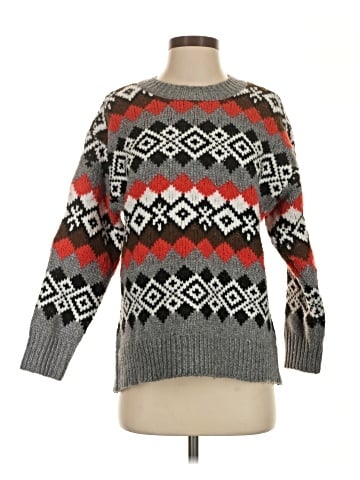 Aqua Pullover Sweater (view 1)