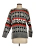 Aqua Argyle Gray Pullover Sweater Size S - photo 1