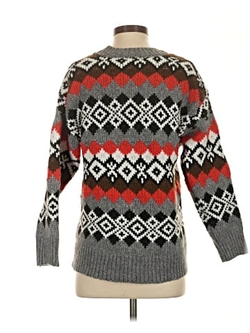 Aqua Pullover Sweater (view 2)