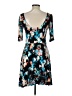 Decree Print Teal Casual Dress Size L - photo 2