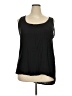 Relativity 100% Rayon Black Sleeveless Blouse Size 2X - photo 1