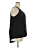 Relativity 100% Rayon Black Sleeveless Blouse Size 2X - photo 4