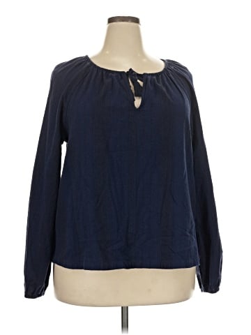 Crown & Ivy Long Sleeve Blouse (view 1)