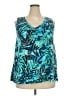 Roaman's 100% Cotton Blue Tank Top Size 18 (L) - photo 1