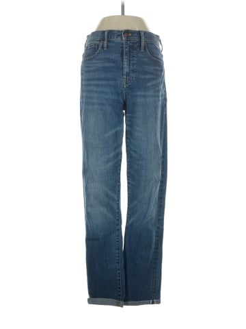 Madewell Tall Classic Straight Jeans in Ives Wash: Selvedge Edition (view 1)