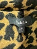 AaKaa 100% Polyester Animal Print Gold Coat Size S - photo 6