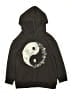 OshKosh B'gosh 100% Cotton Black Gray Pullover Hoodie Size 10 - photo 1