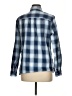 Eddie Bauer Plaid Blue Long Sleeve Blouse Size M - photo 2